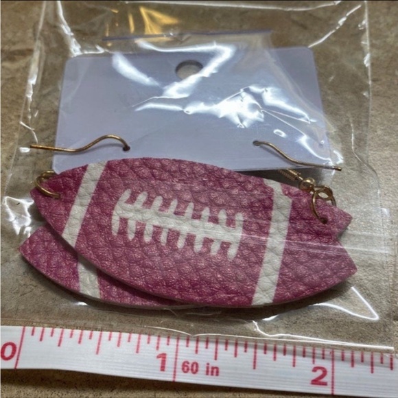 Football earrings - Picture 2 of 3